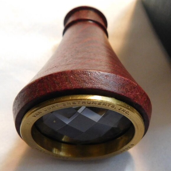 Vintage Van Cort Instruments Dragonfly Wood Kaleidoscope Prism Scope 1987 - Picture 3 of 7
